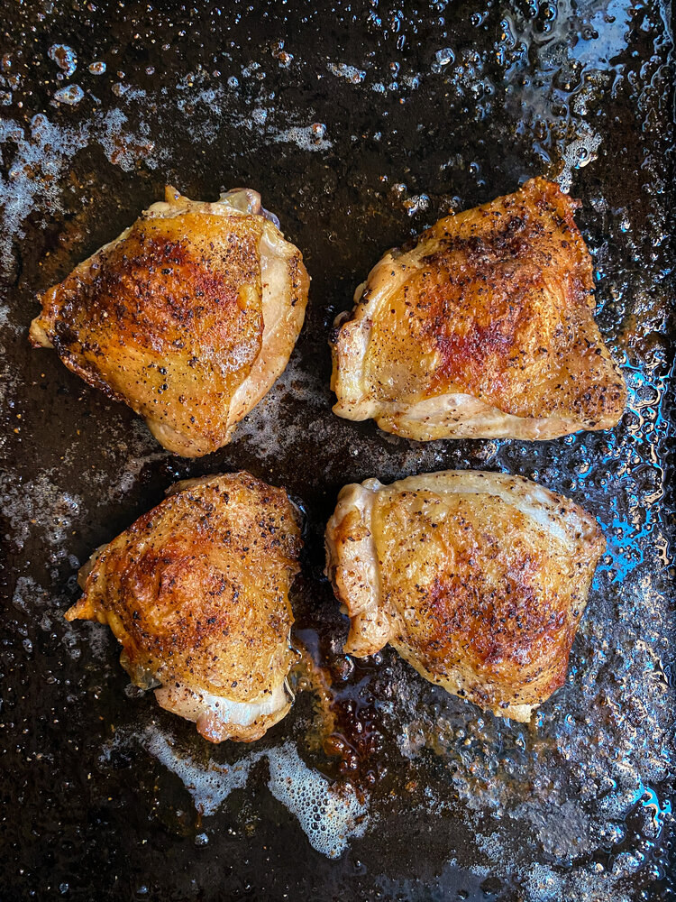 Broiled Chicken Thighs