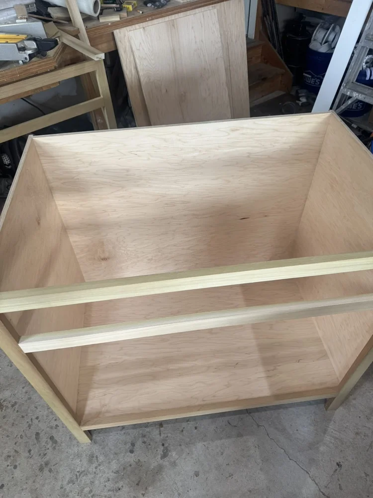 Custom cabinet box – Hilltown, PA attic playroom