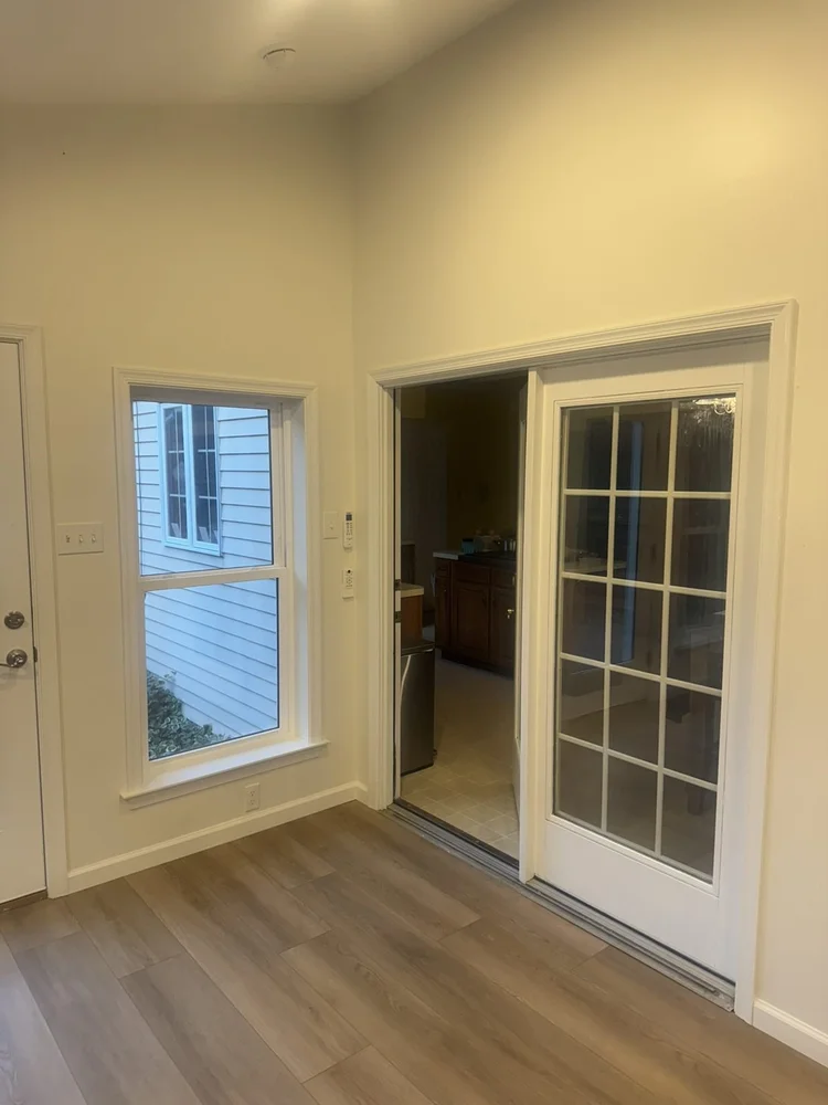 French doors from the four season room into the kitchen – Lower Macungie, PA four season room