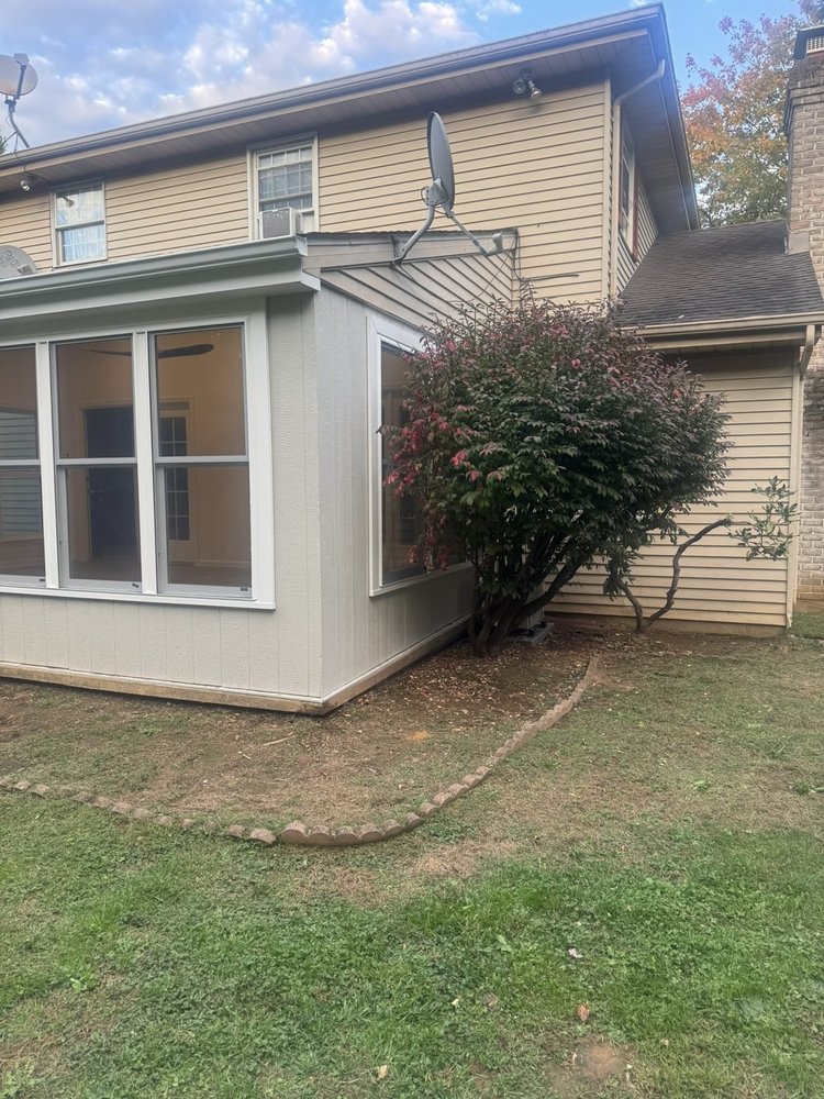 Finished four season room exterior corner – Lower Macungie, PA four season room