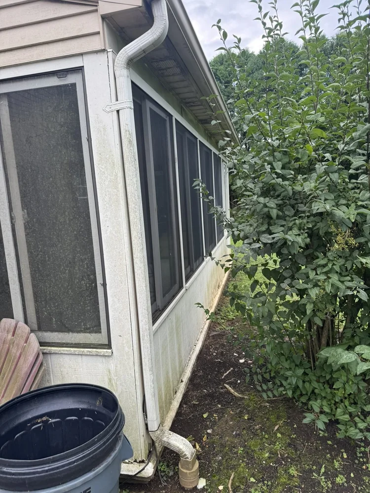 Old porch exterior before the remodel – Lower Macungie, PA four season room