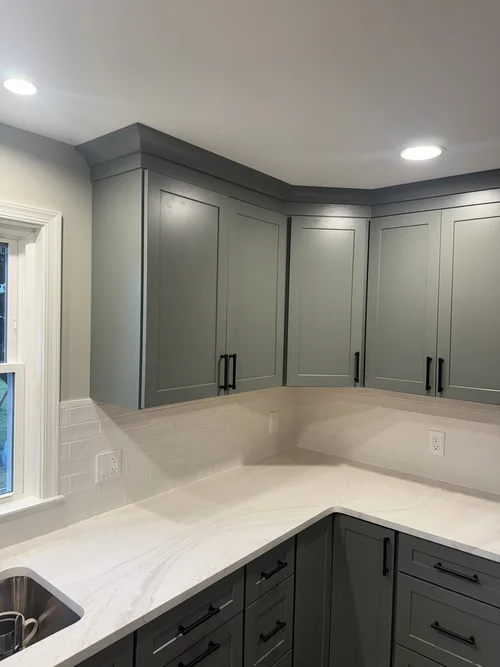 Sage Green Shaker Kitchen in Gilbertsville, PA, photo 8