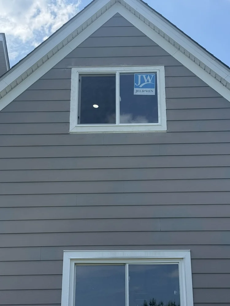 New window from outside – Hilltown, PA attic playroom