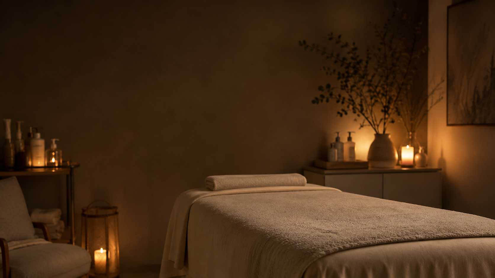 Treatment room at Vanilla Sugar Face & Body