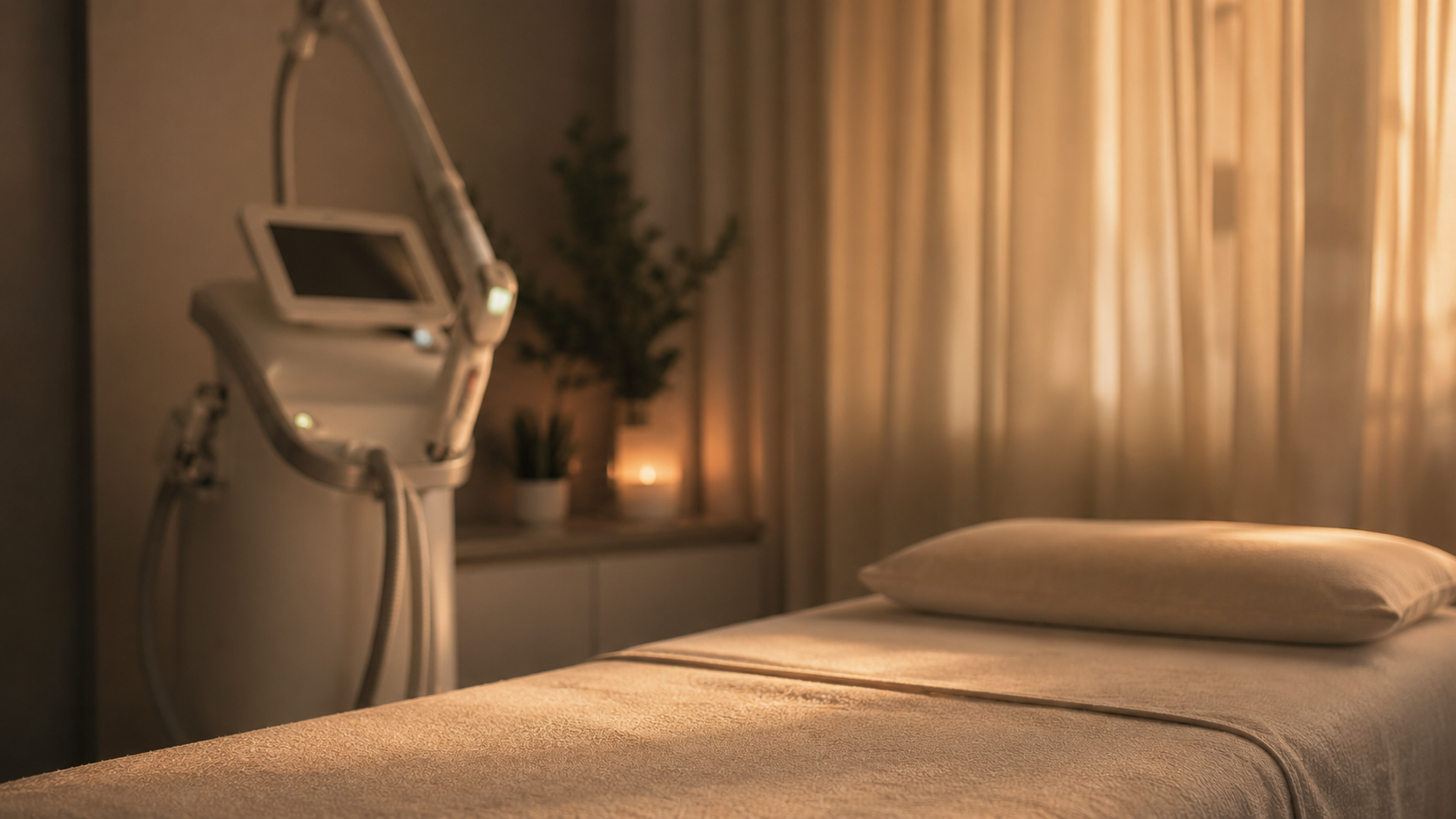 Treatment room at Vanilla Sugar Face & Body