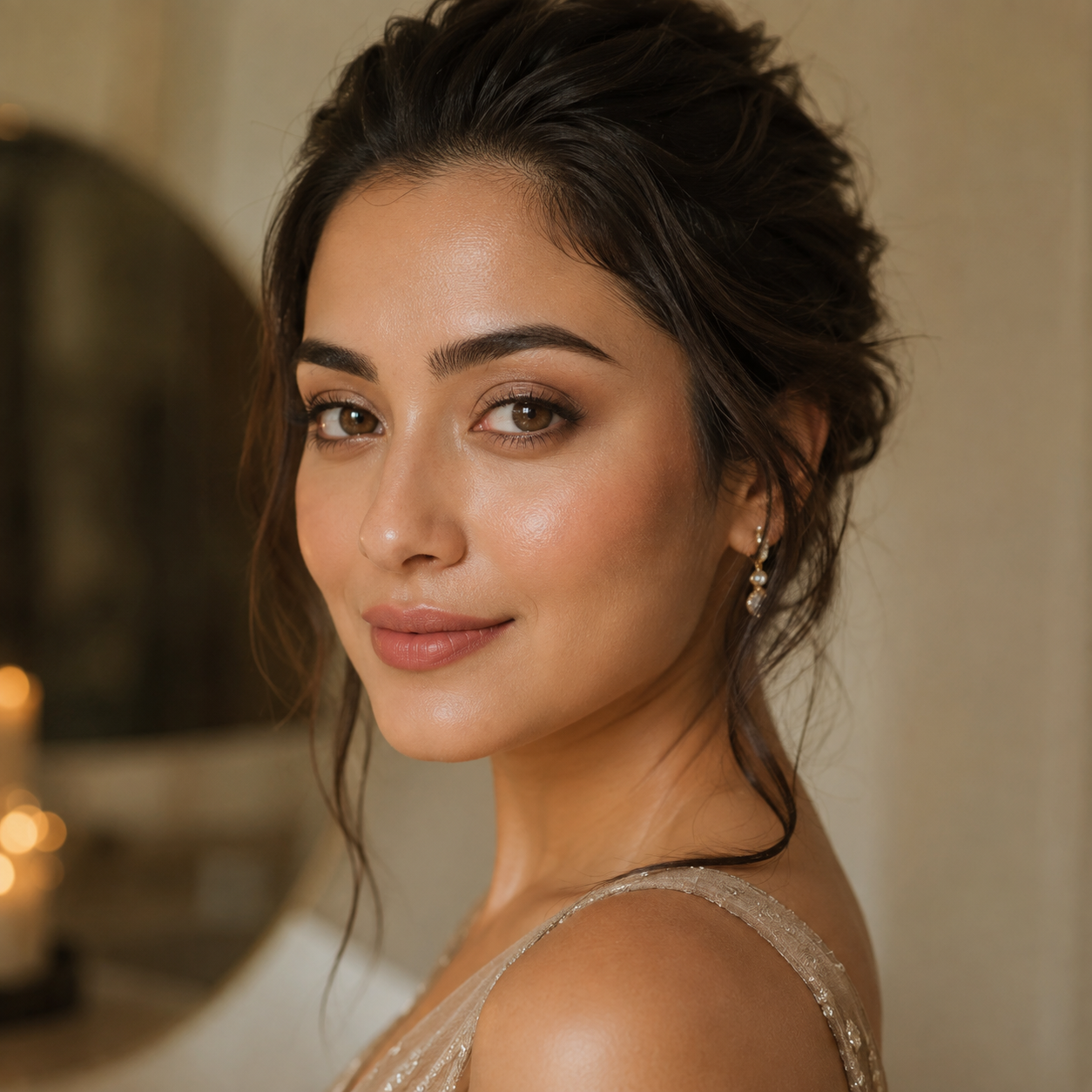 Smooth, radiant skin prepared for a special occasion