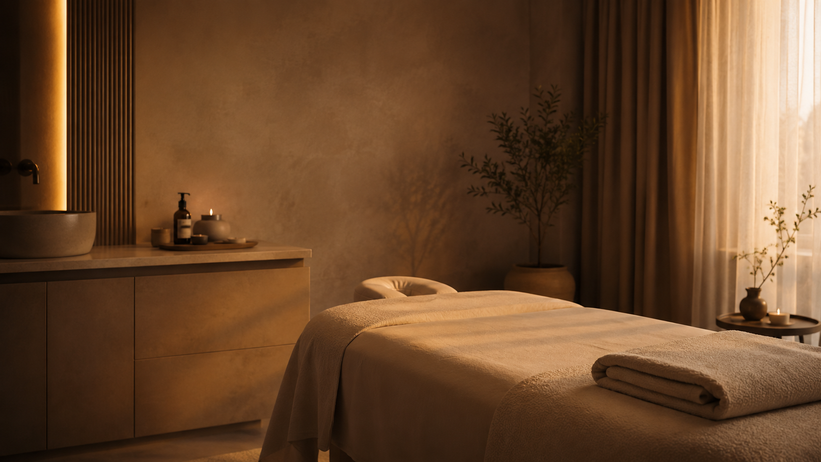 Treatment room at Vanilla Sugar Face & Body