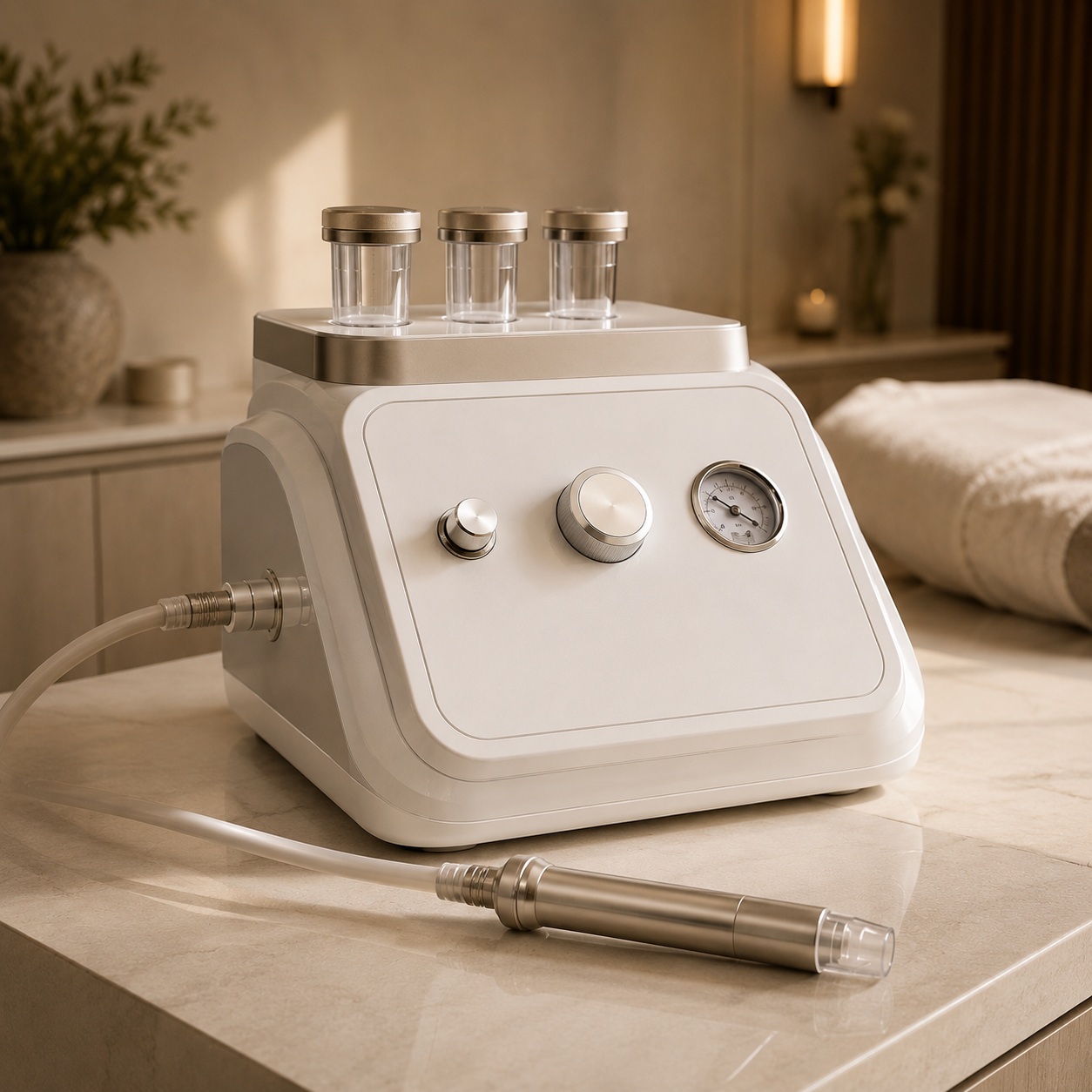 Professional microdermabrasion equipment at Vanilla Sugar Face & Body