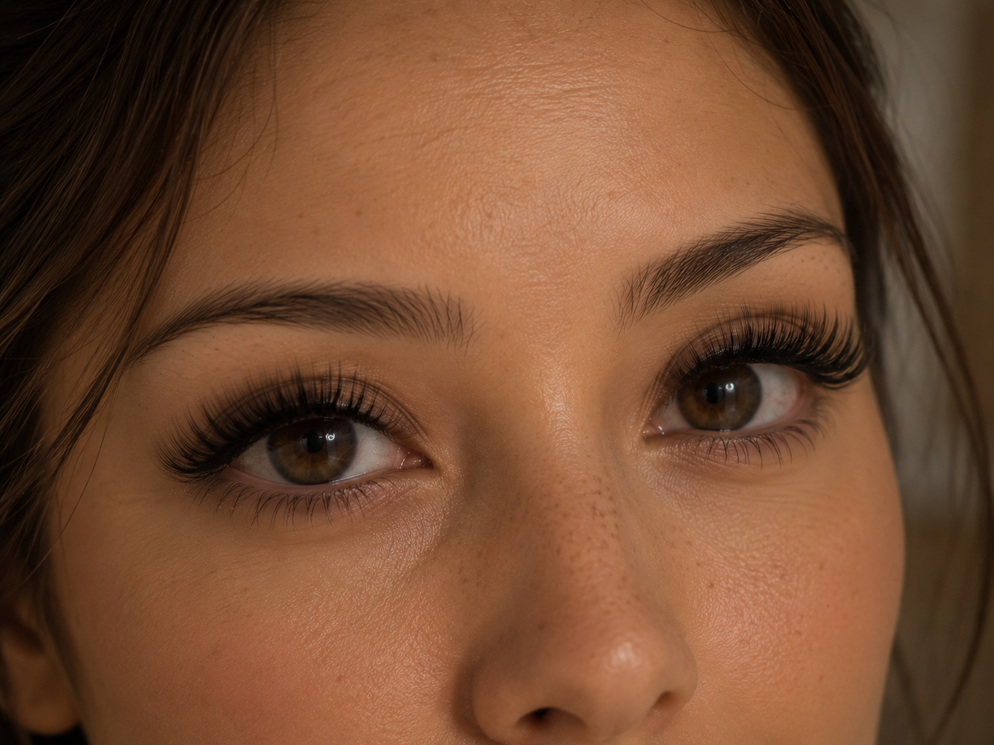 Wispy cat-eye lash extensions at Vanilla Sugar Face & Body