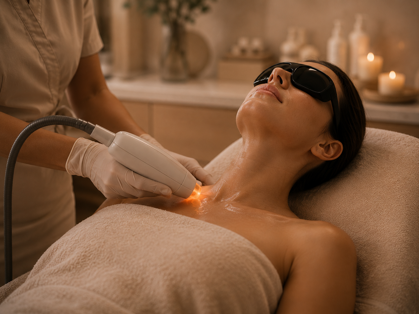 MoveoGlo Plus Facial including neck and decolletage