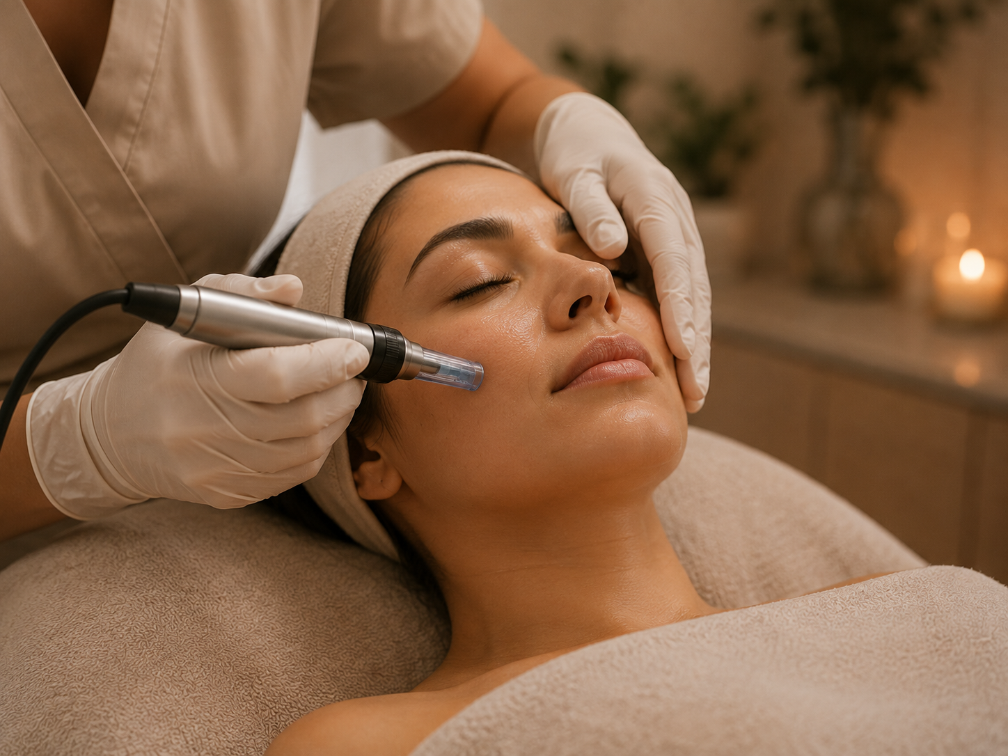 Microneedling treatment at Vanilla Sugar Face & Body