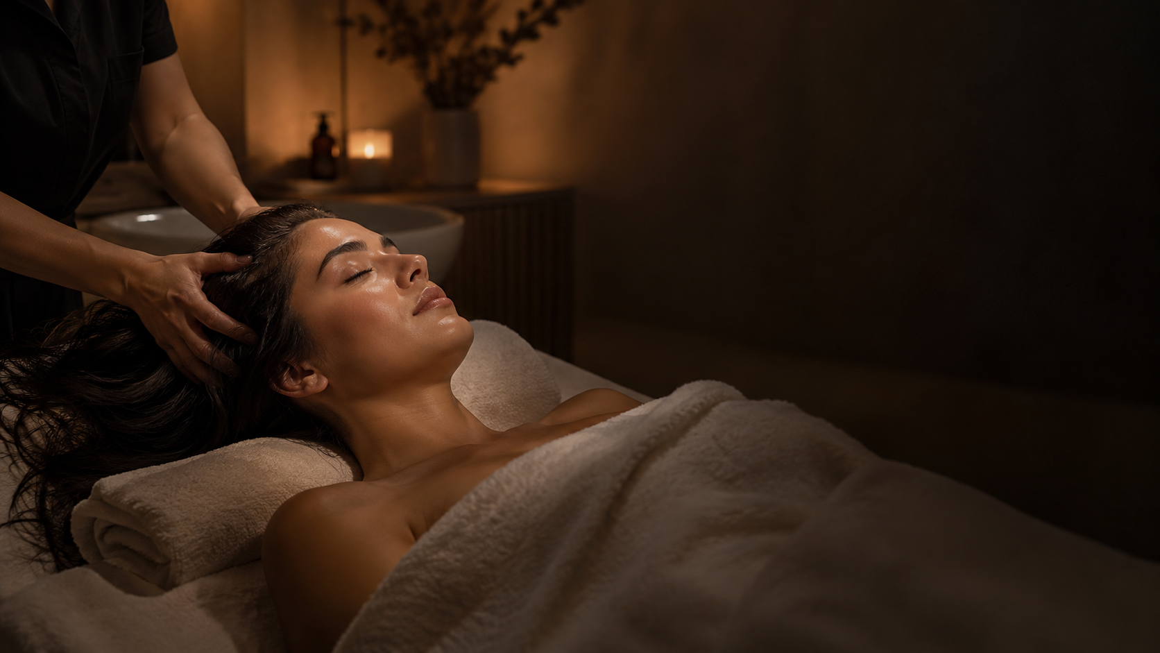 Japanese head spa scalp treatment at Vanilla Sugar Face & Body in Peoria