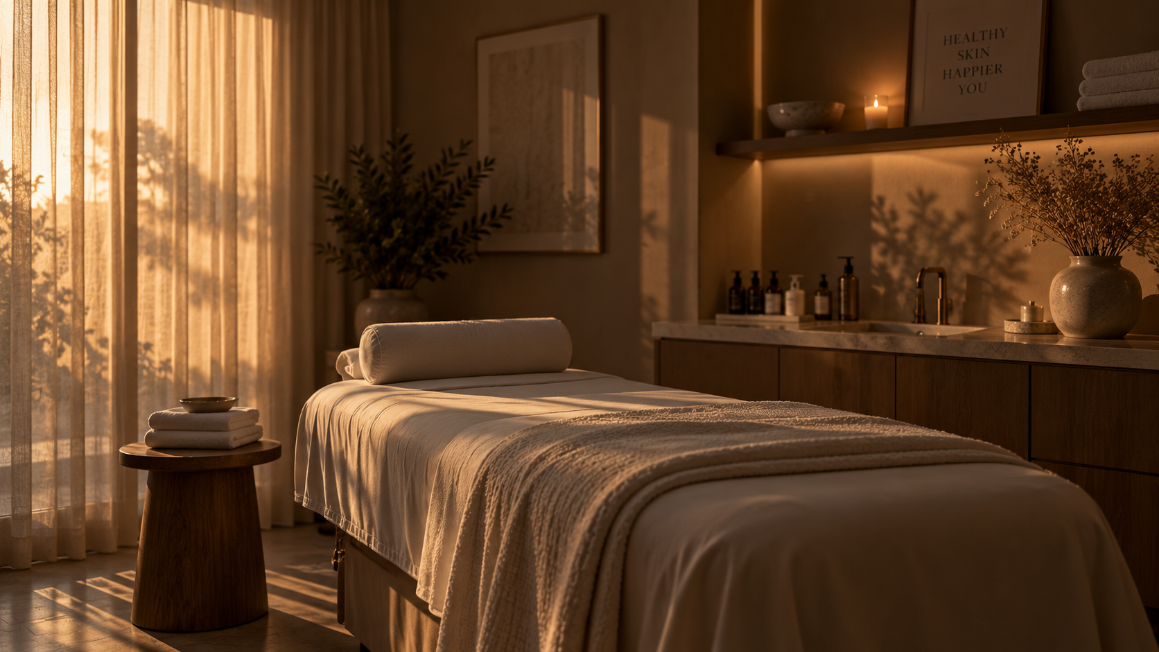 Treatment room at Vanilla Sugar Face & Body