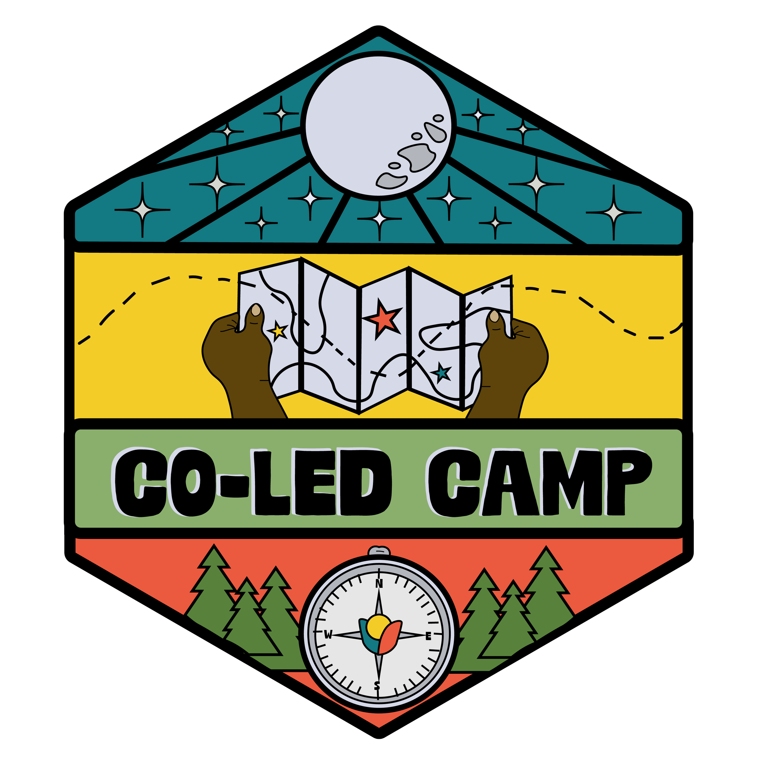 Co-LED Camp badge logo