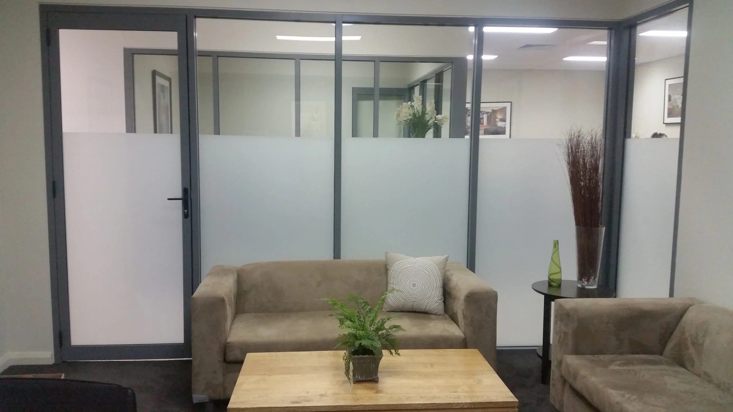 Office window tinting