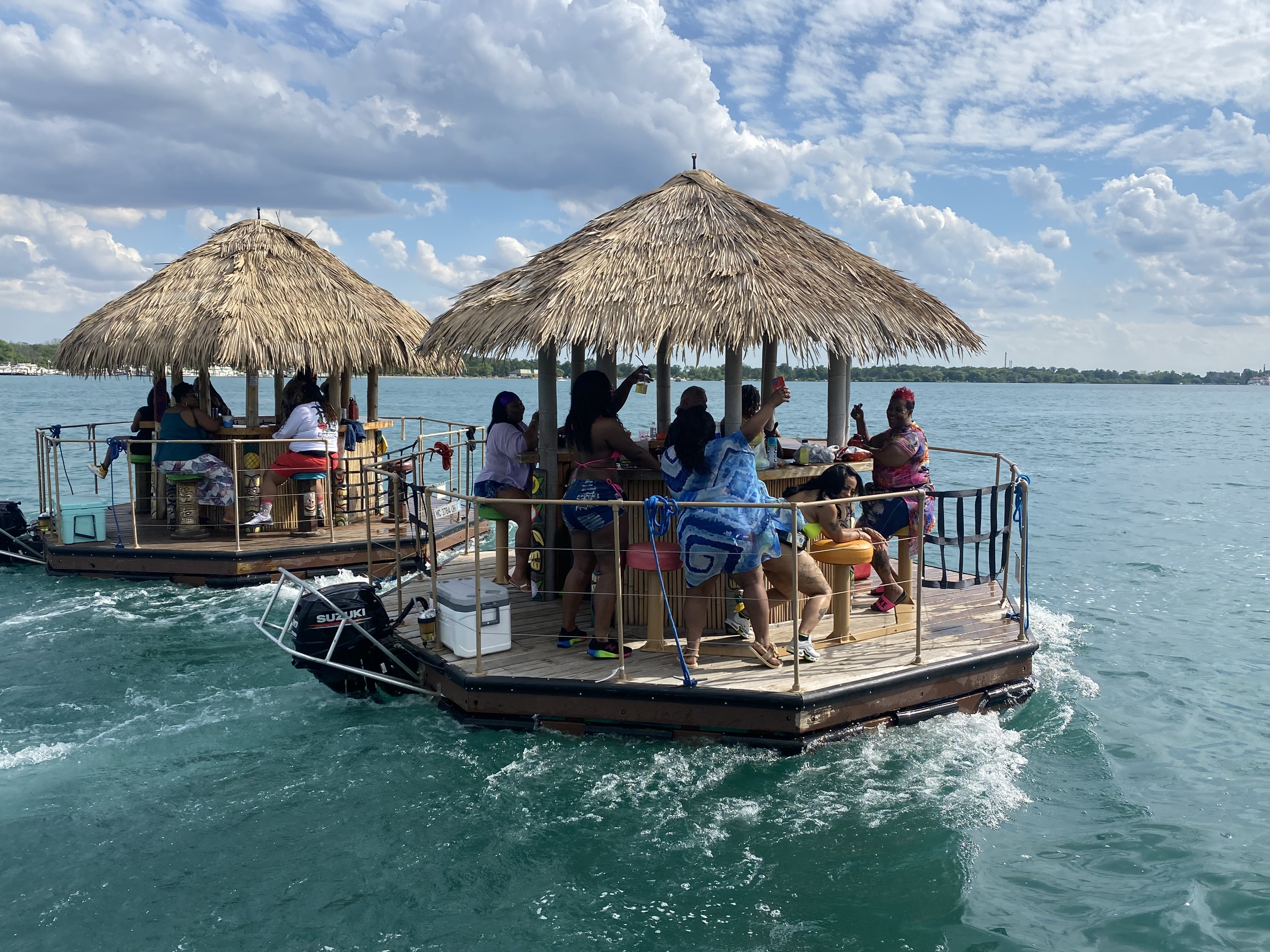 Detroit tiki boat