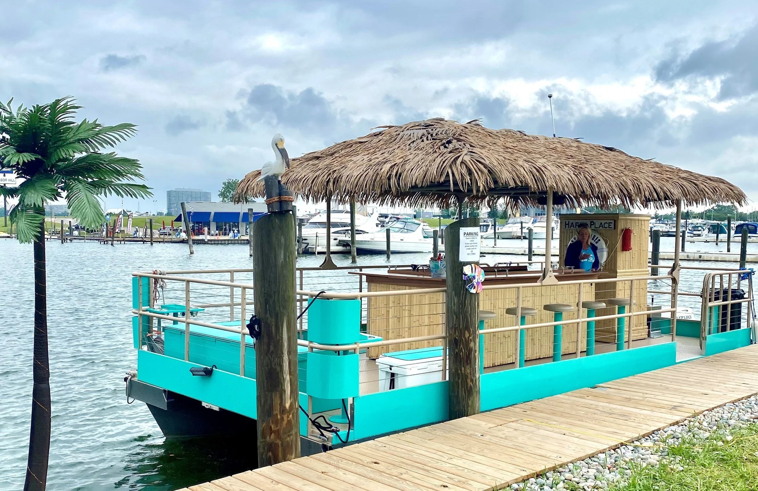 The Big Kahuna 18-passenger tiki boat