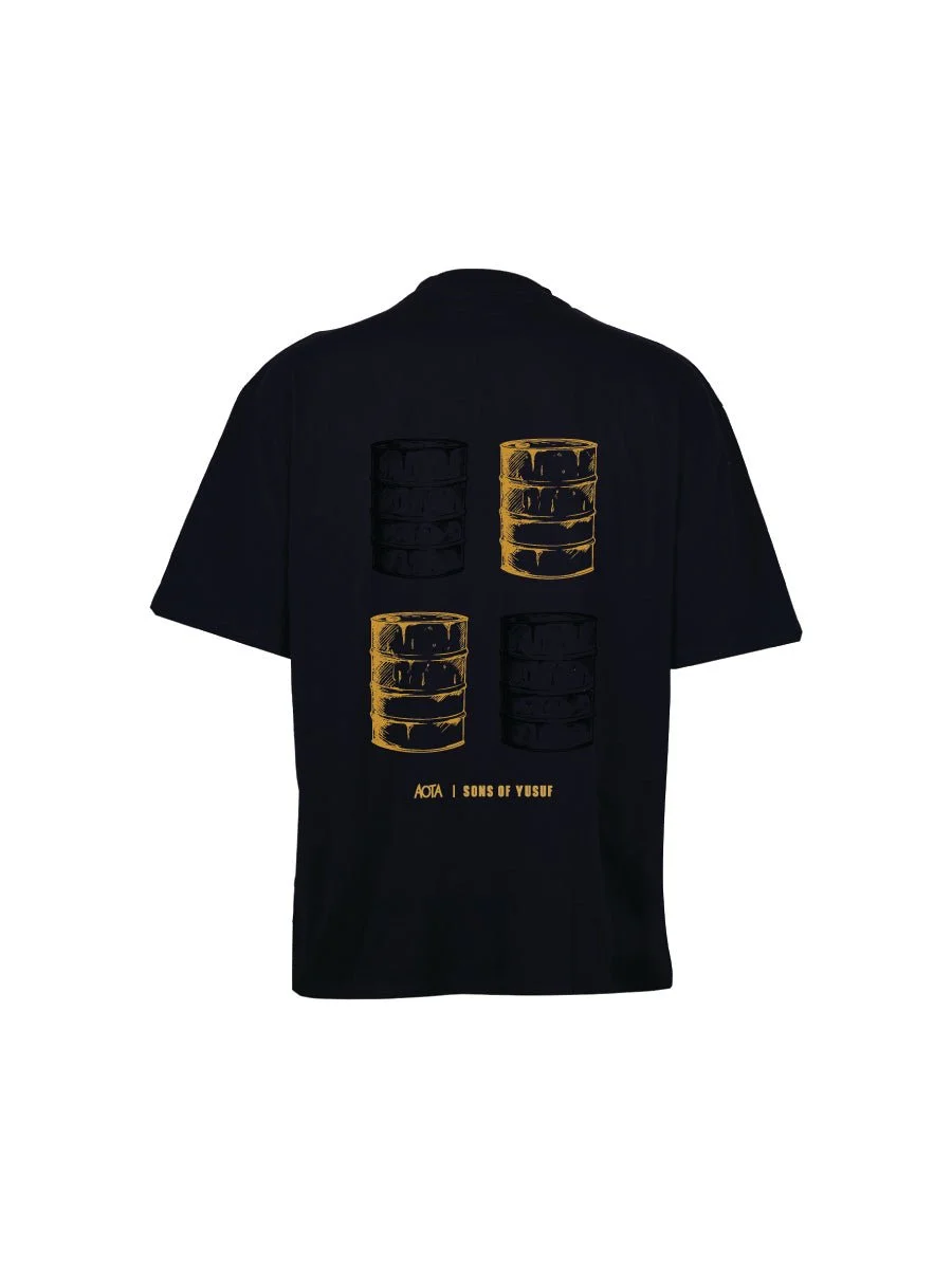 Black Sons of Yusuf Battle of the Black Gold Tee front design
