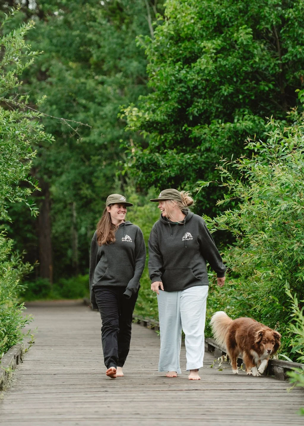 Andrea and Stacey, mountain bike coaches
