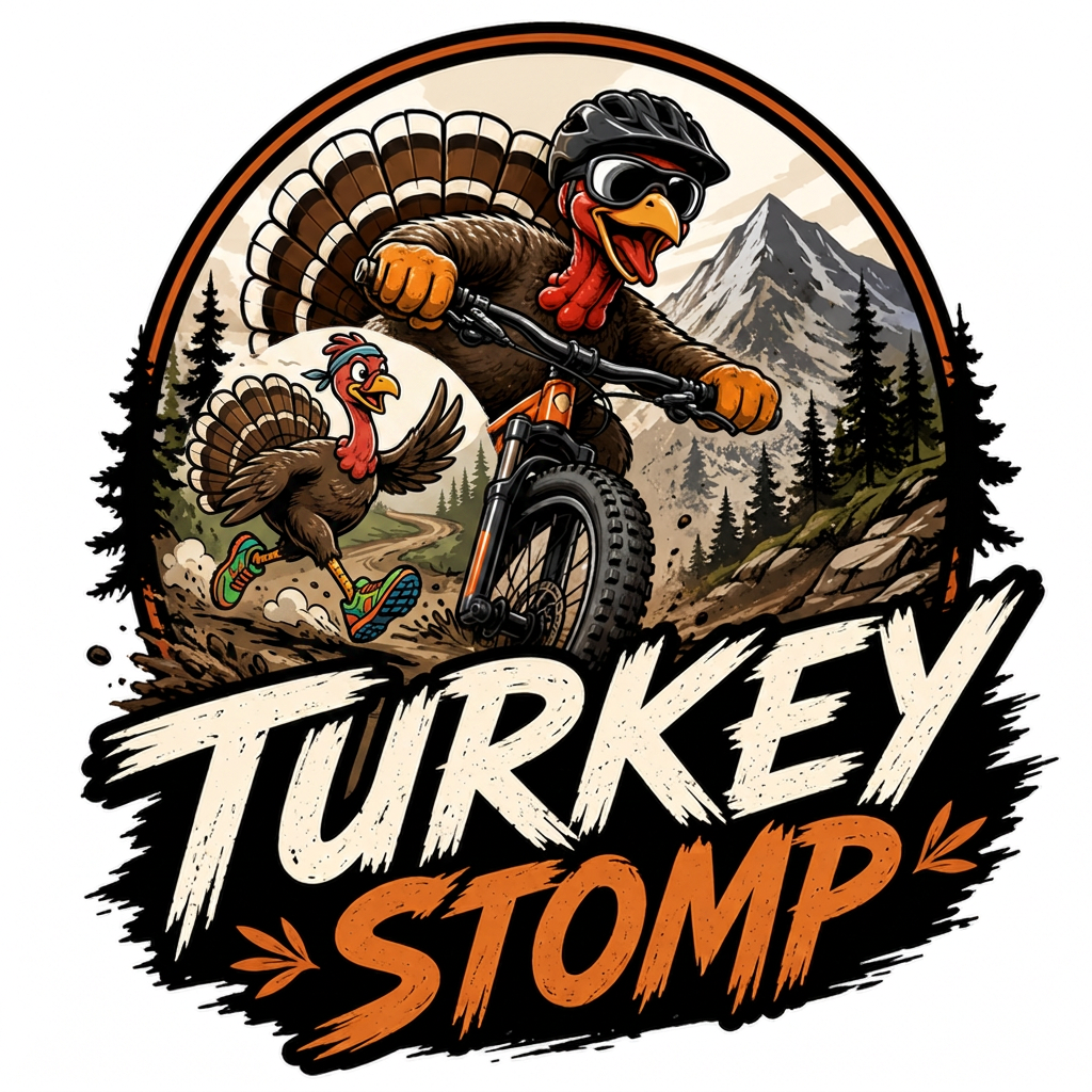 The Stake Lake Turkey Stomp logo