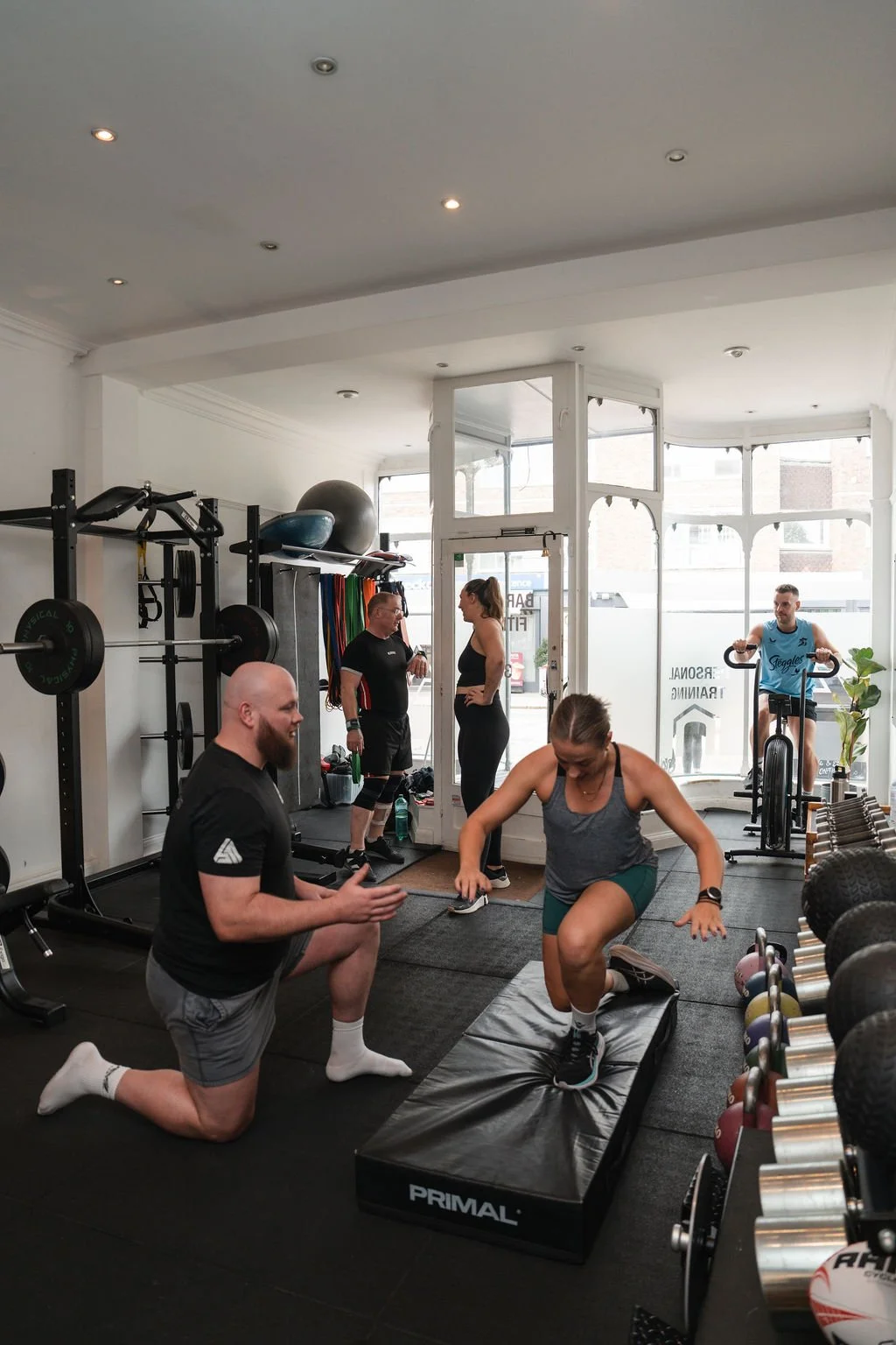 The Bar None Fitness coaches together in the Wimbledon Village studio