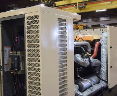 Generator Encloser partially installed