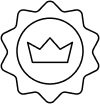 Crown badge