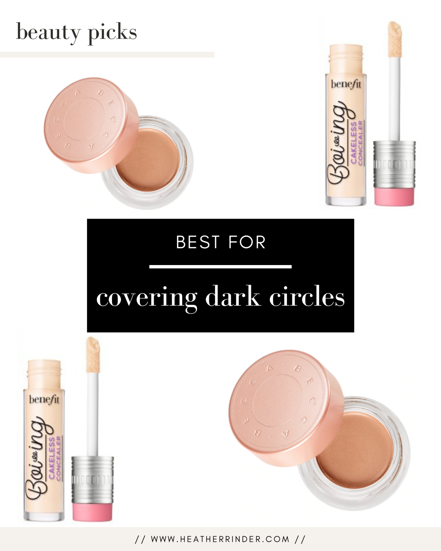 The Only Two Products You Need to Brighten and Conceal Dark Under Eye  Circles — HEATHER RINDER