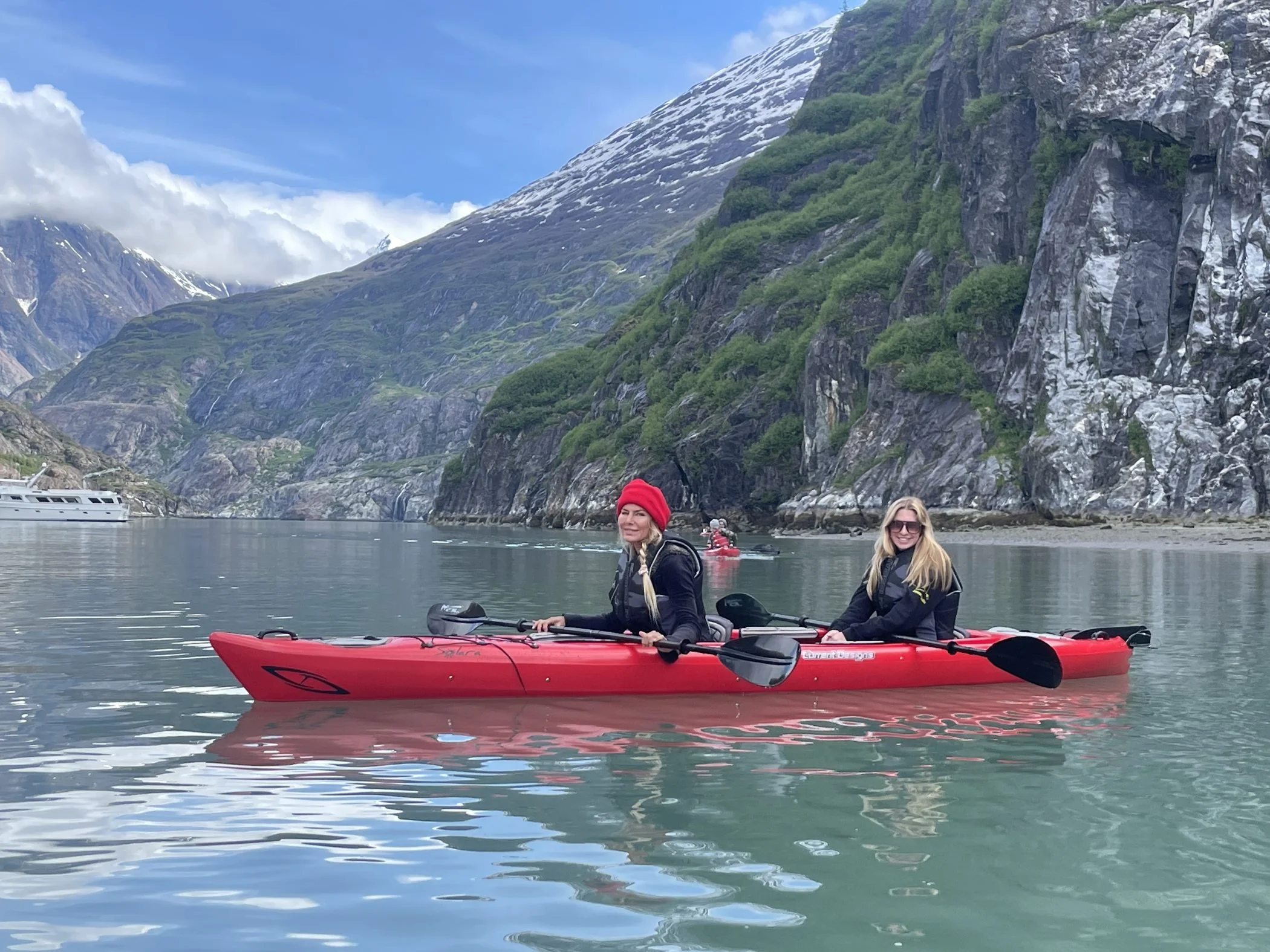 Kayaking in Alaska wilderness