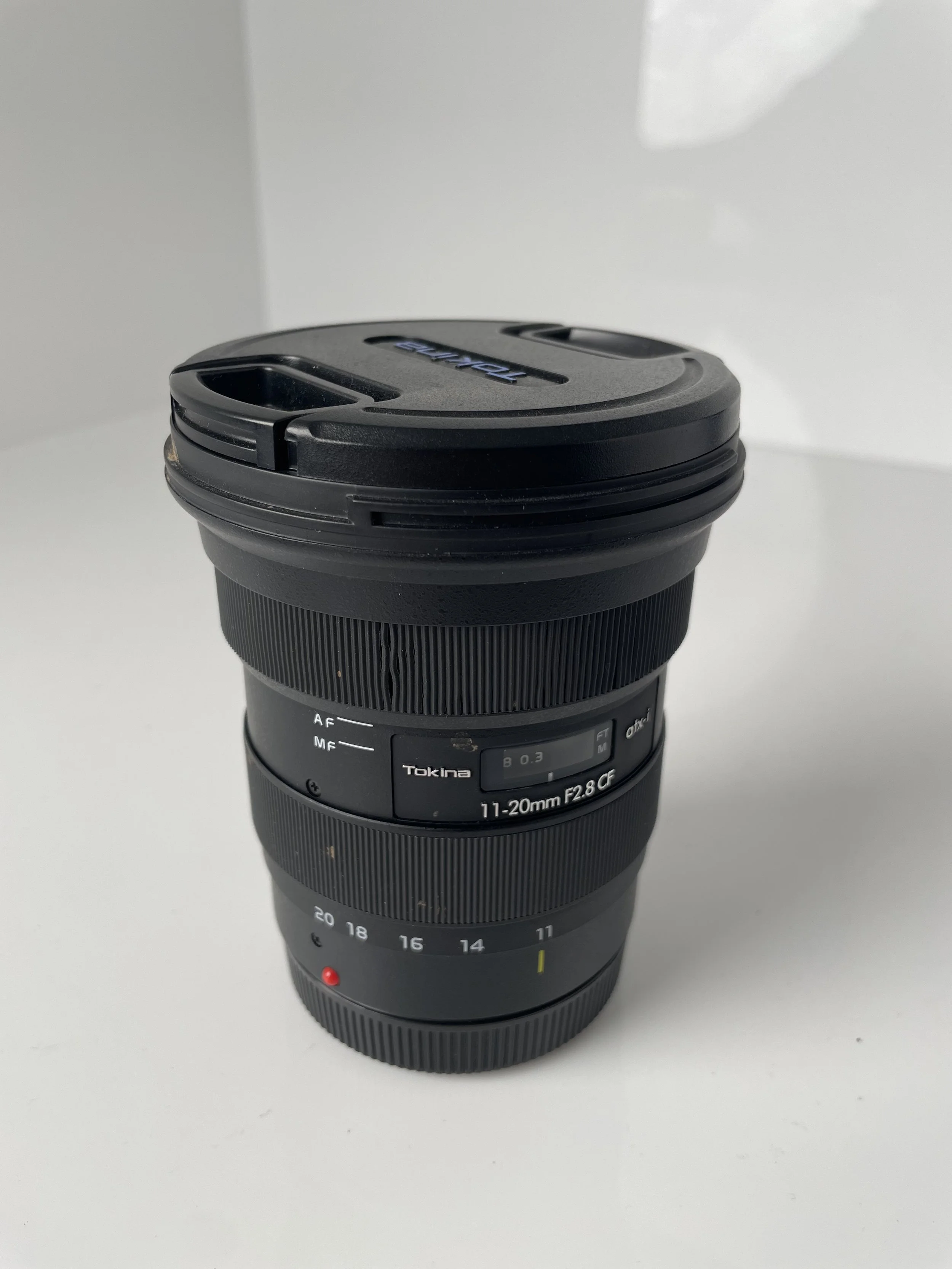 Tokina atx-i 11–20mm f/2.8 CF, barrel