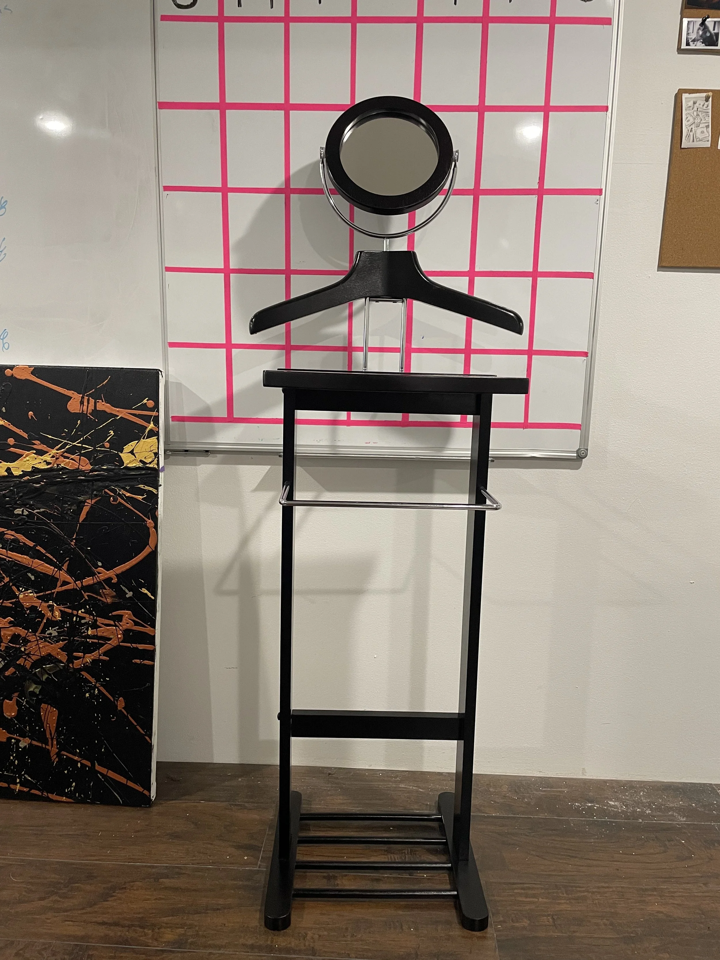 Valet stand with mirror — IMG_2126