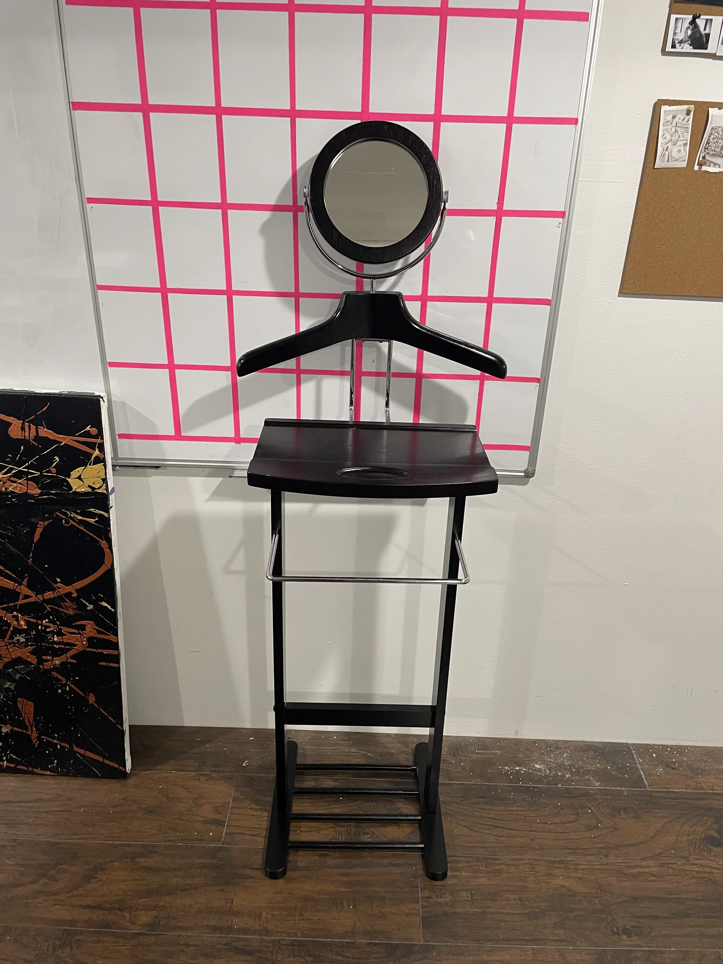Valet stand with mirror — IMG_2343