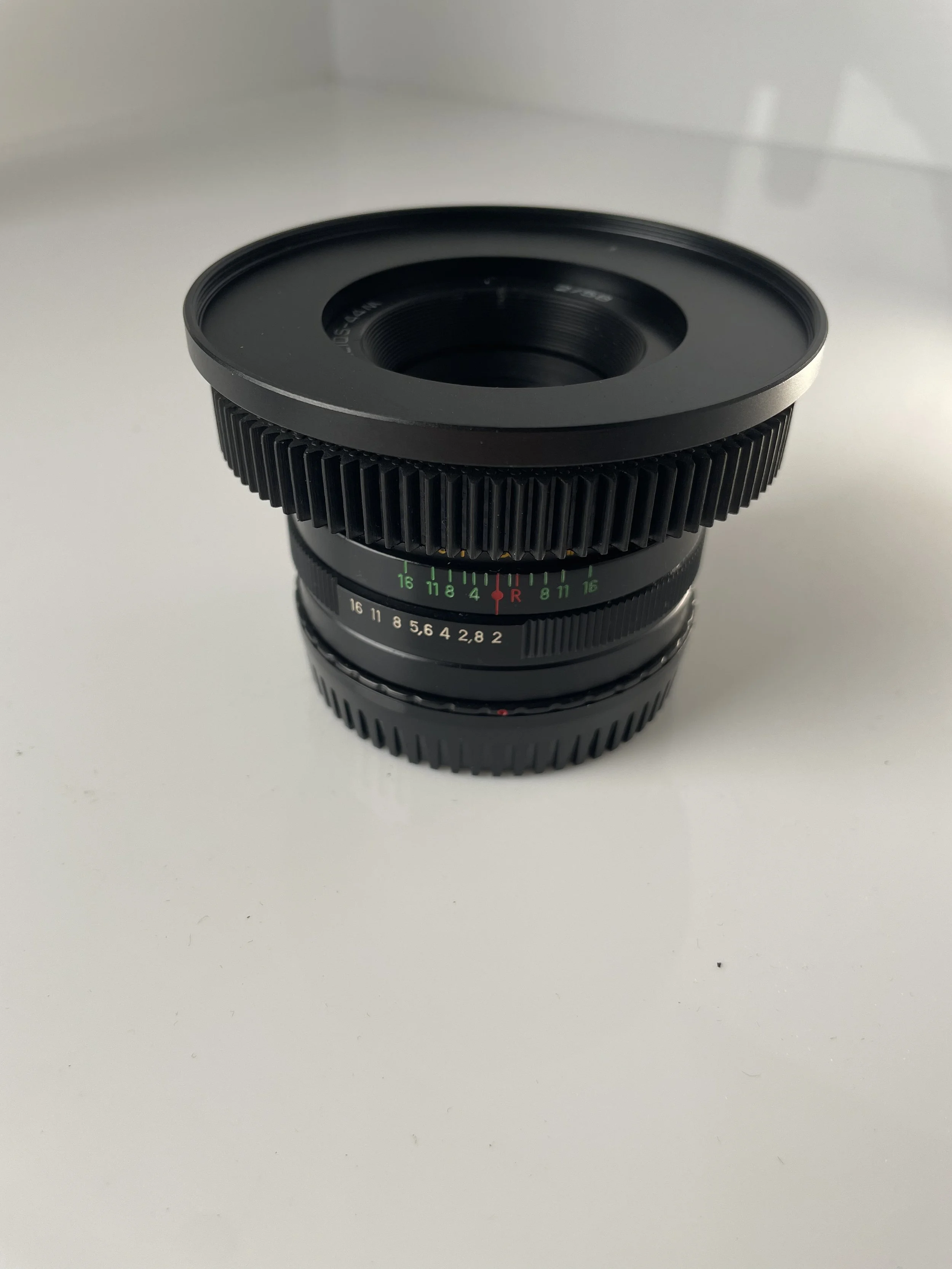 Helios-44M 58mm f/2, barrel view.