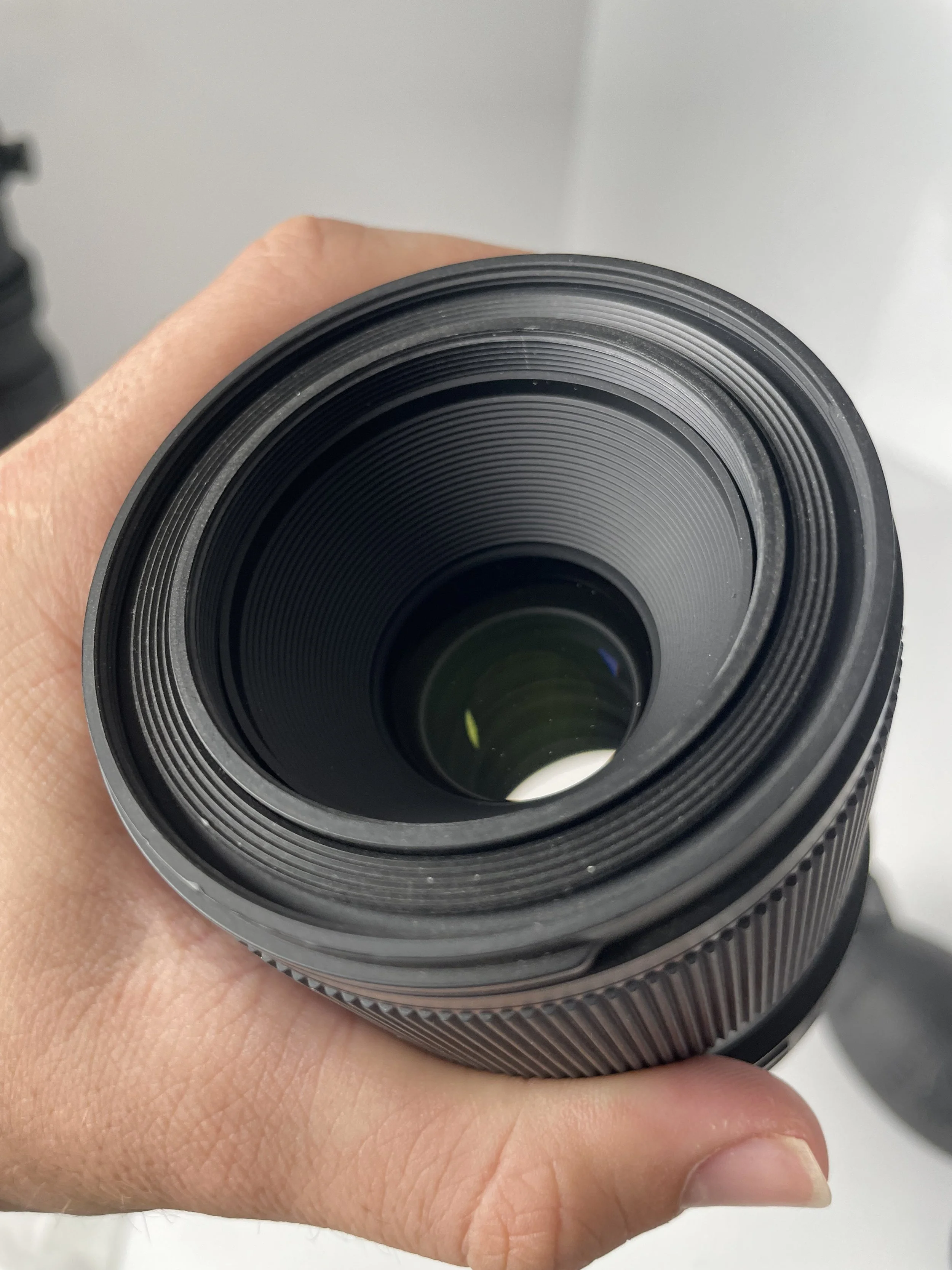 Sigma 70mm Macro Art, front element.