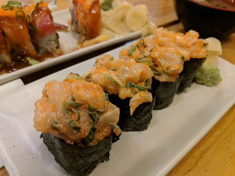 Spicy Hotate Nigiri
