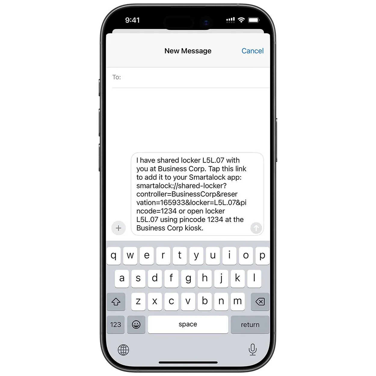 Share Workplace Lockers in Smartalock App
