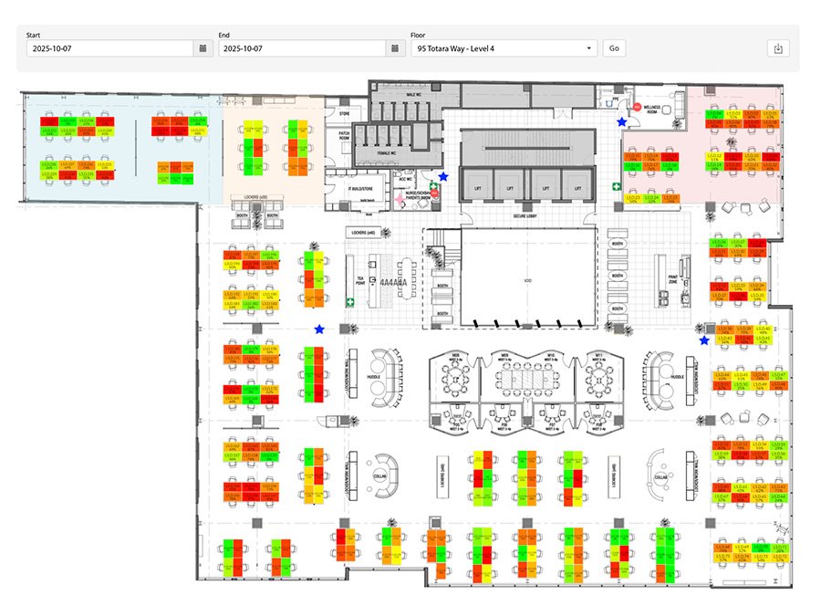Real Time Floor Plans
