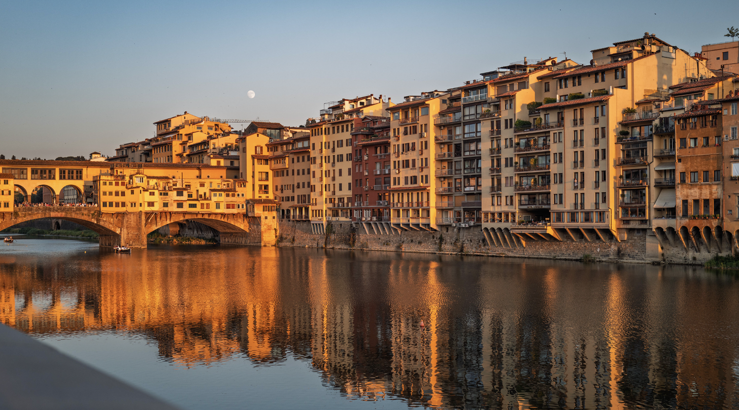 Ponte Vecchio, Florence at sunset