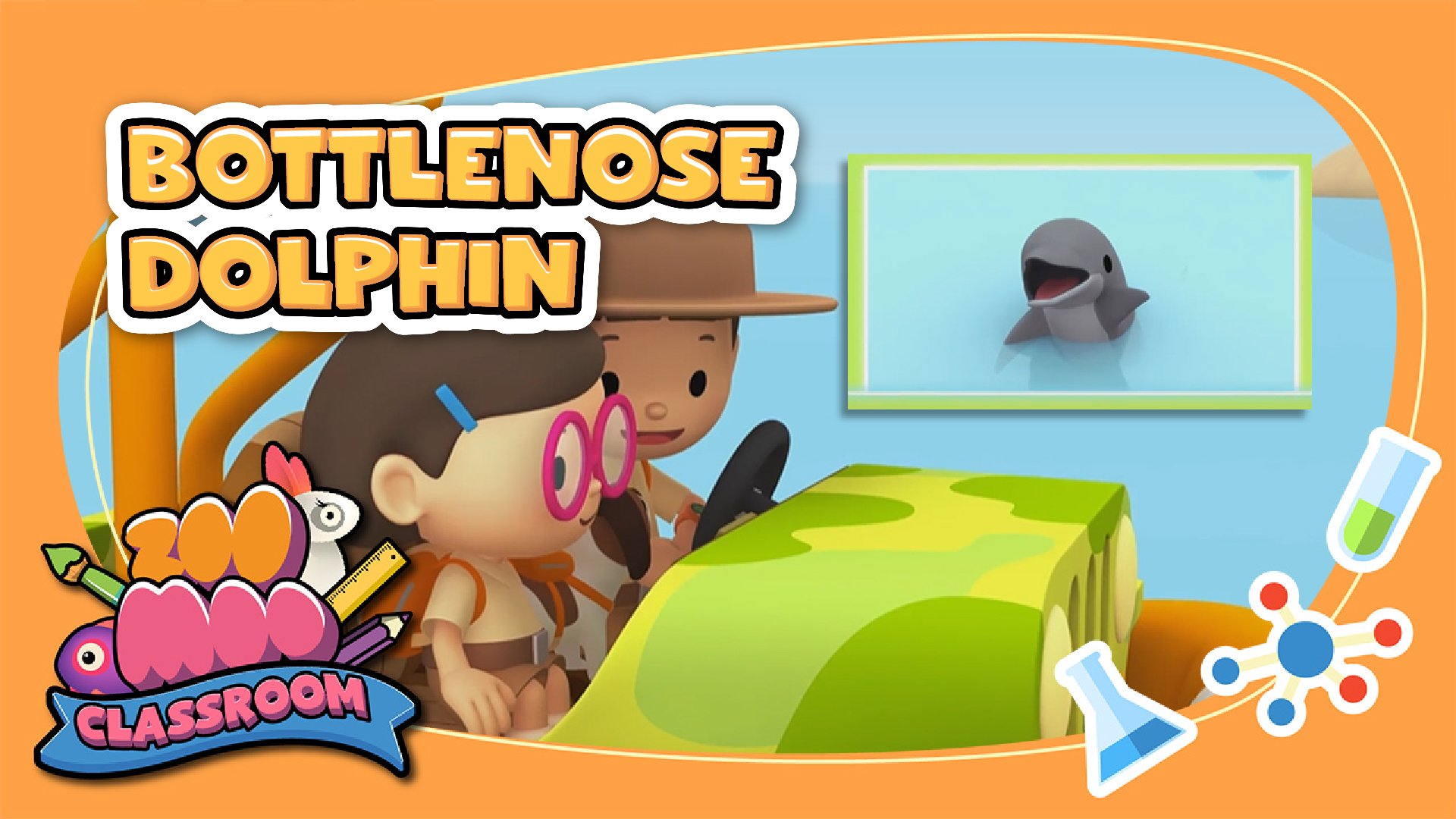 Learn about Bottlenose Dolphin! | Leo the Wildlife Ranger | Animal Facts for Kids