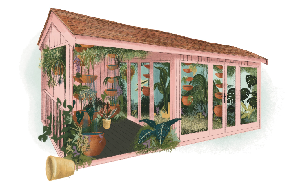 Botanica Studio Chelsea Flower Show stand illustration