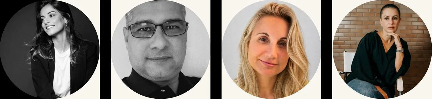Camila Amaral Agrello, Flávio Porto, Martha Lutz e Julie Andrade