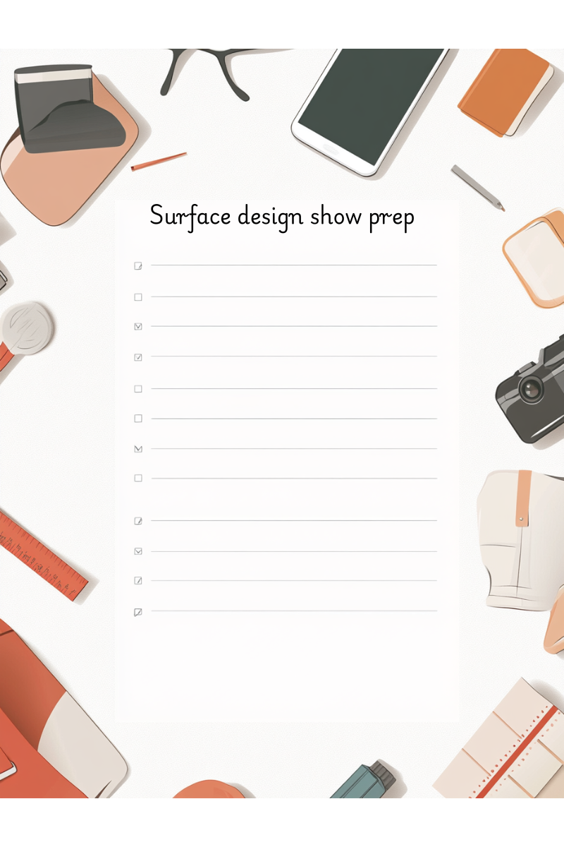 Surface Design Show prep checklist: what to bring and how to plan your visit