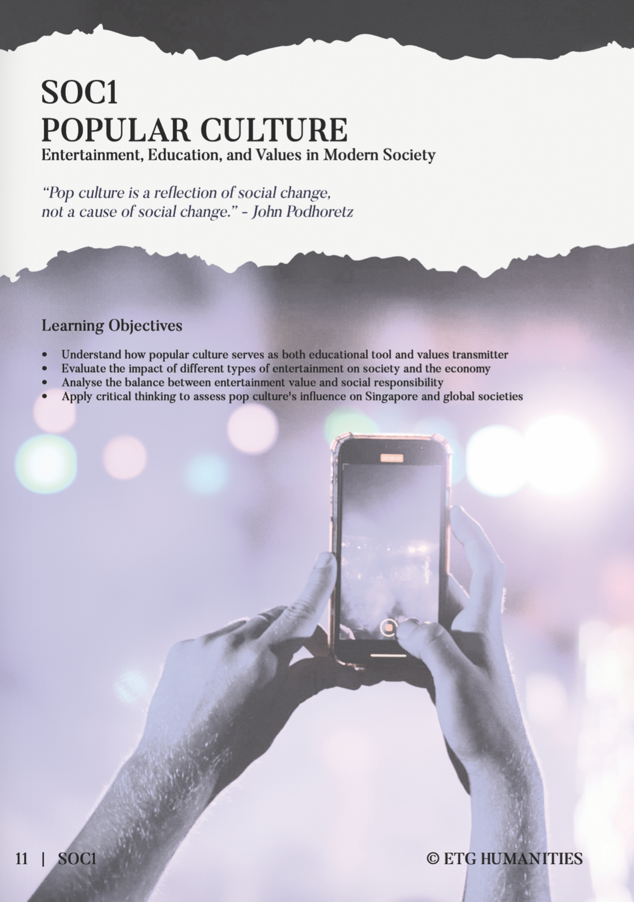 Pop Culture Lesson 2