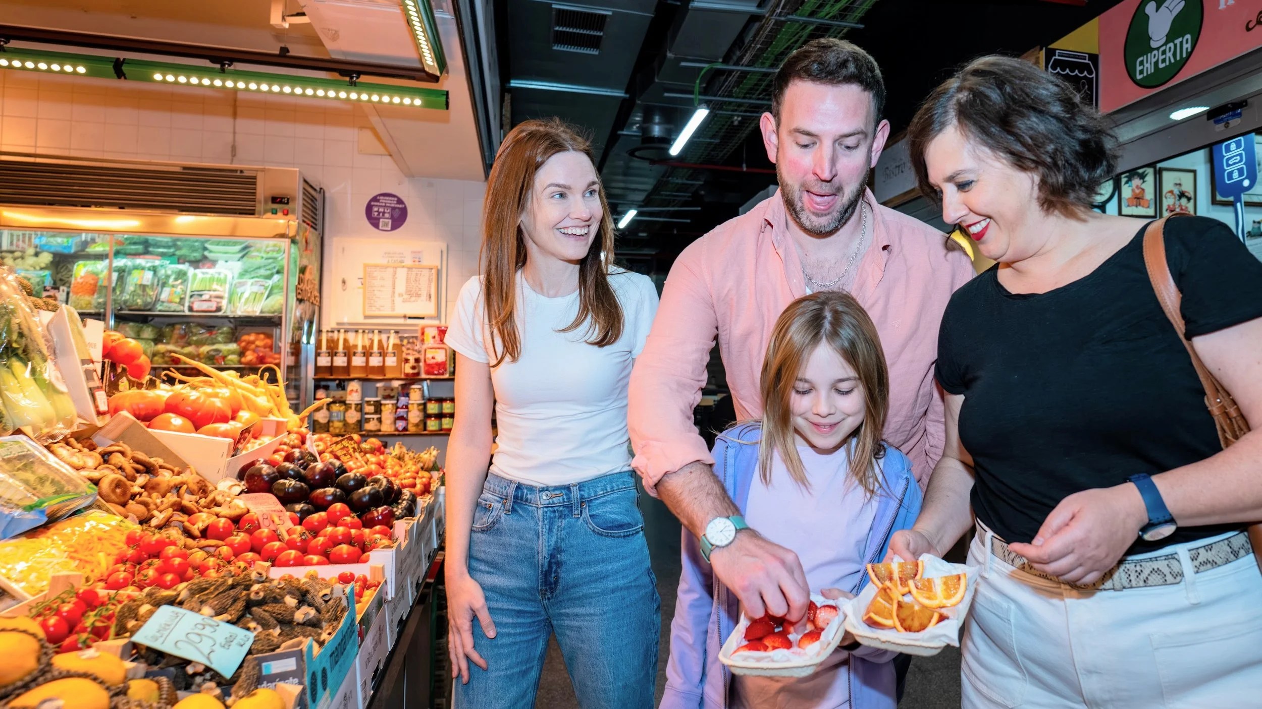 Madrid Market Food Tour for Families Background