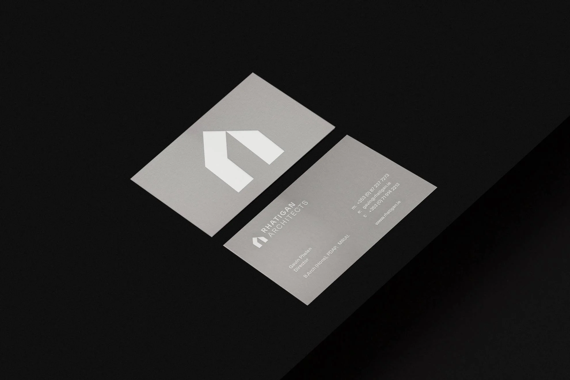 Rhatigan Architects business card