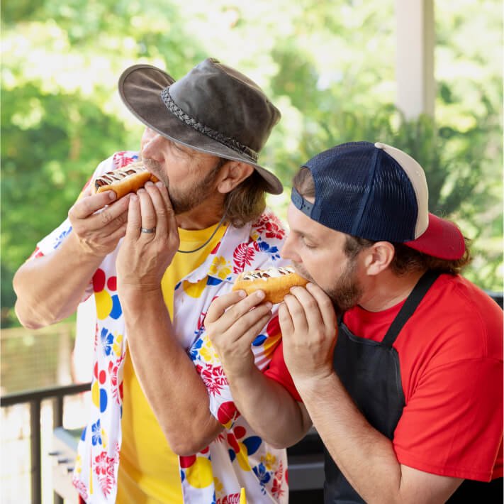 McLemore Boys eating