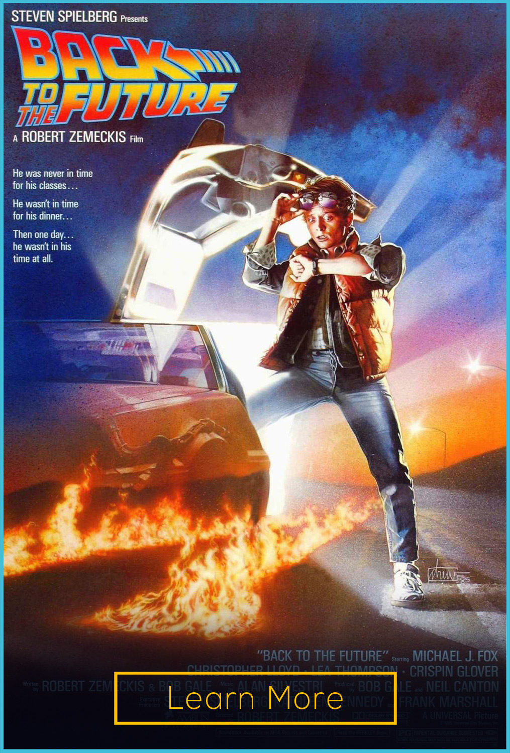 Michael J Fox PR58 Format 11x15 CM Photo Retour to the the Future II 