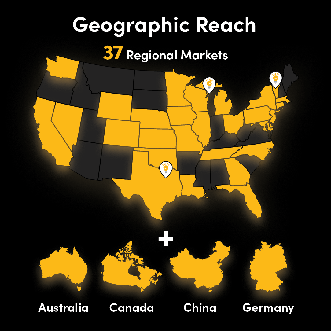 IDEAS Conferences Geographic Reach