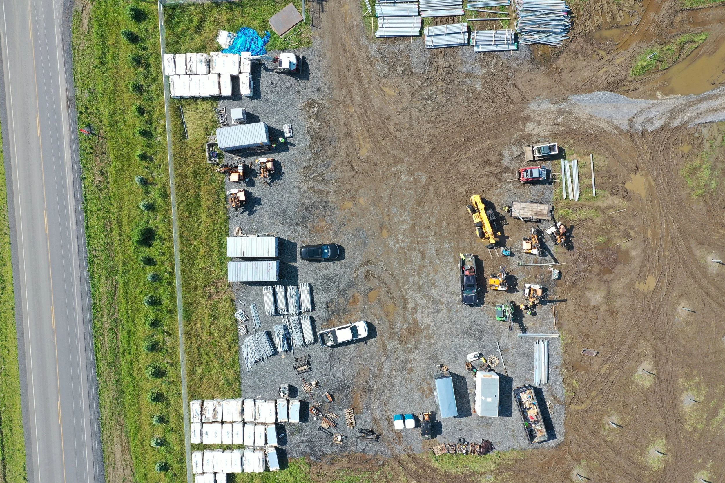 Aerial drone photo, North Country NY
