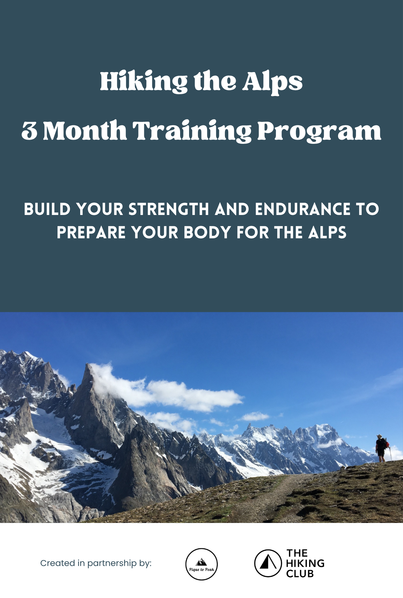 The Hiking Club multi-day hiking Training Program displayed on laptop and mobile devices